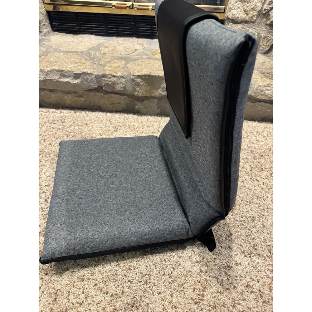 FASTMOMENT Floor Chair with Back Support 14-Position Adjustable Portable